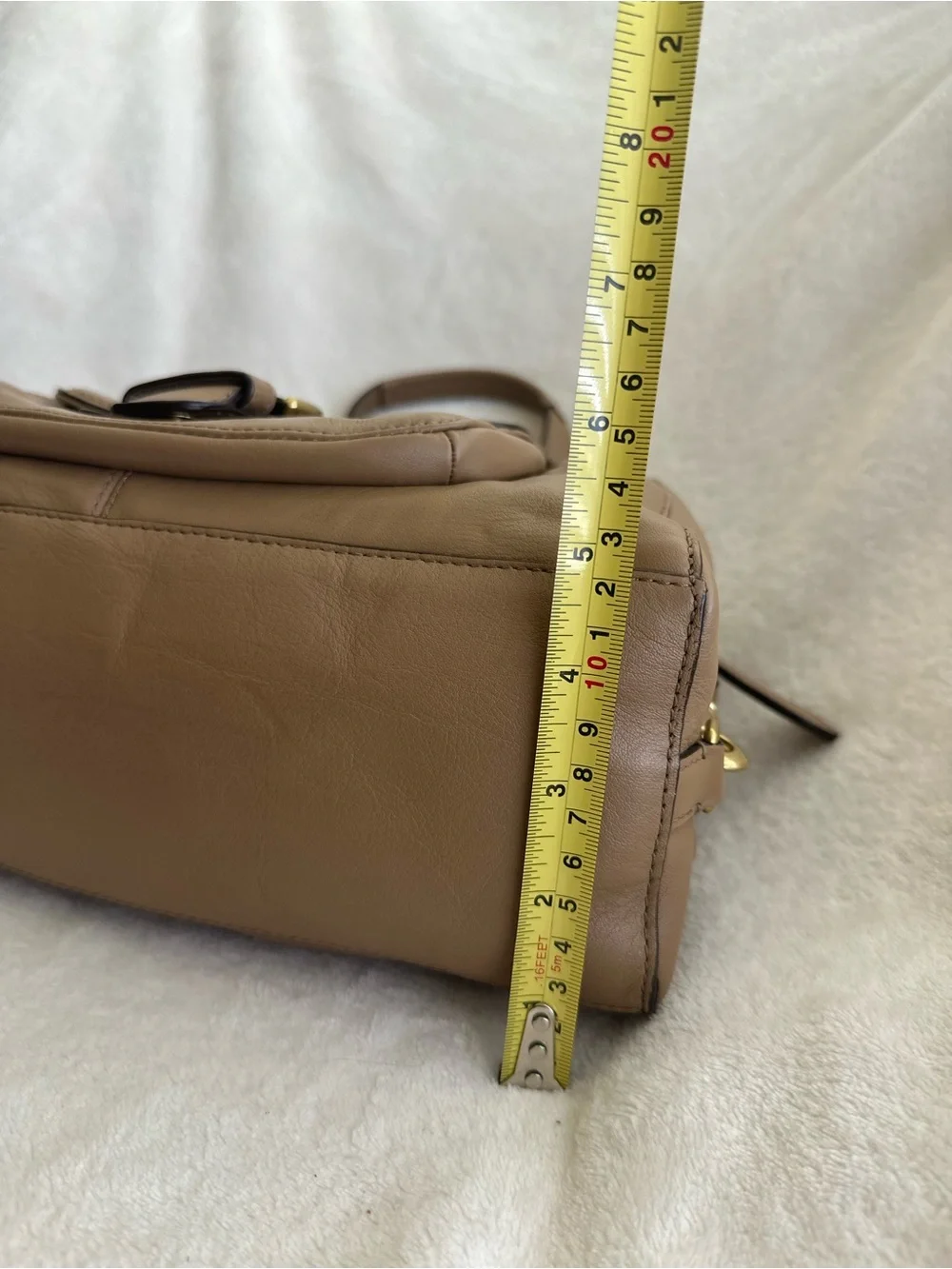 COACH Taupe Leather Cambell Docter Bag | Style Number: F24690